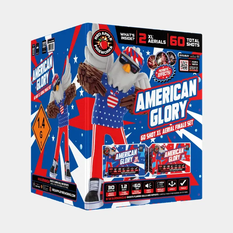 American Glory® 60-Shots XL® Aerial Finale Set® - Image 3