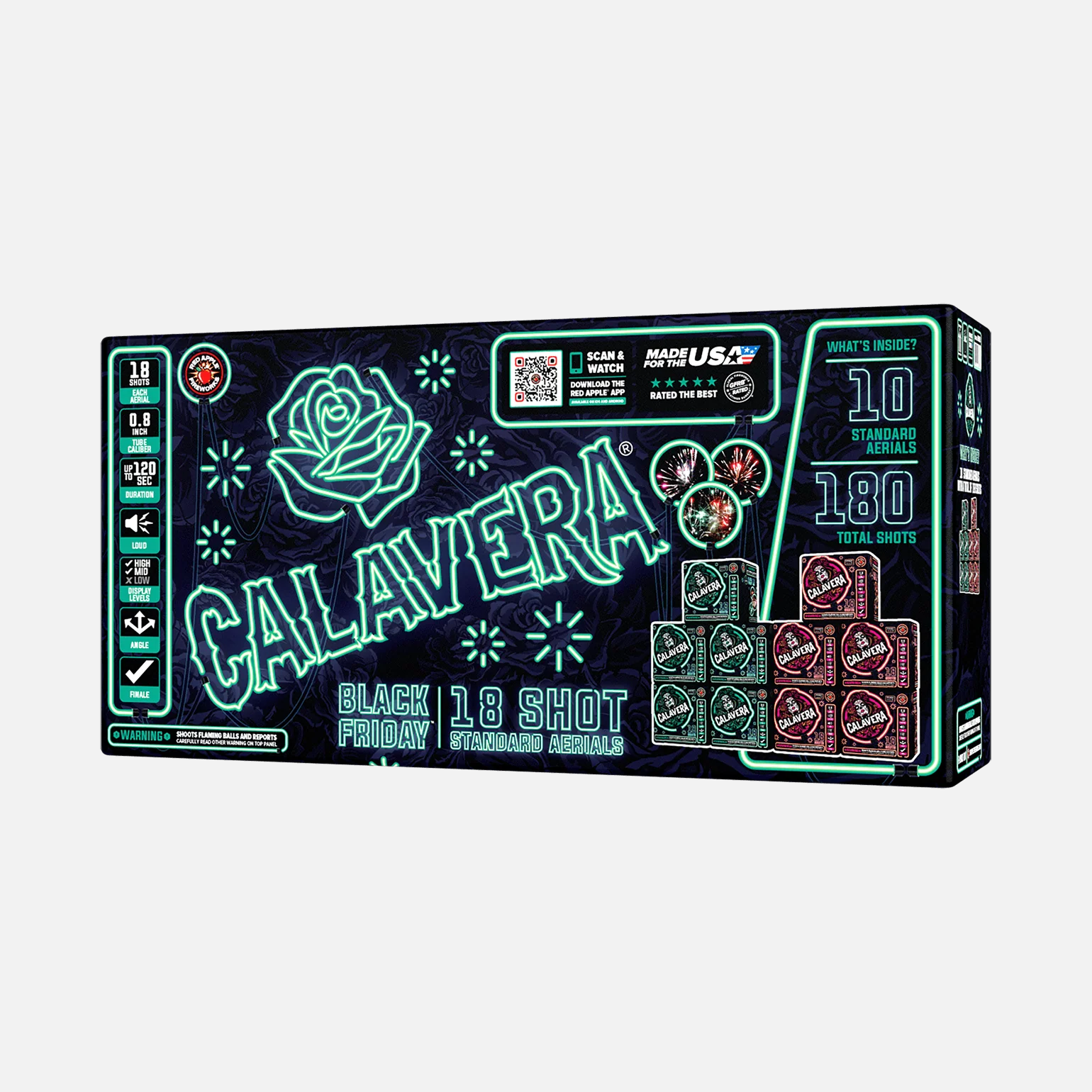 Black Friday Calavera® 18 Shots Standard Aerials