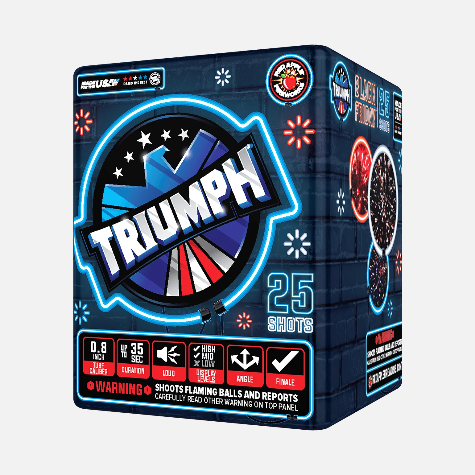 Black Friday Triumph® 25 Shots Standard Aerials - Image 5