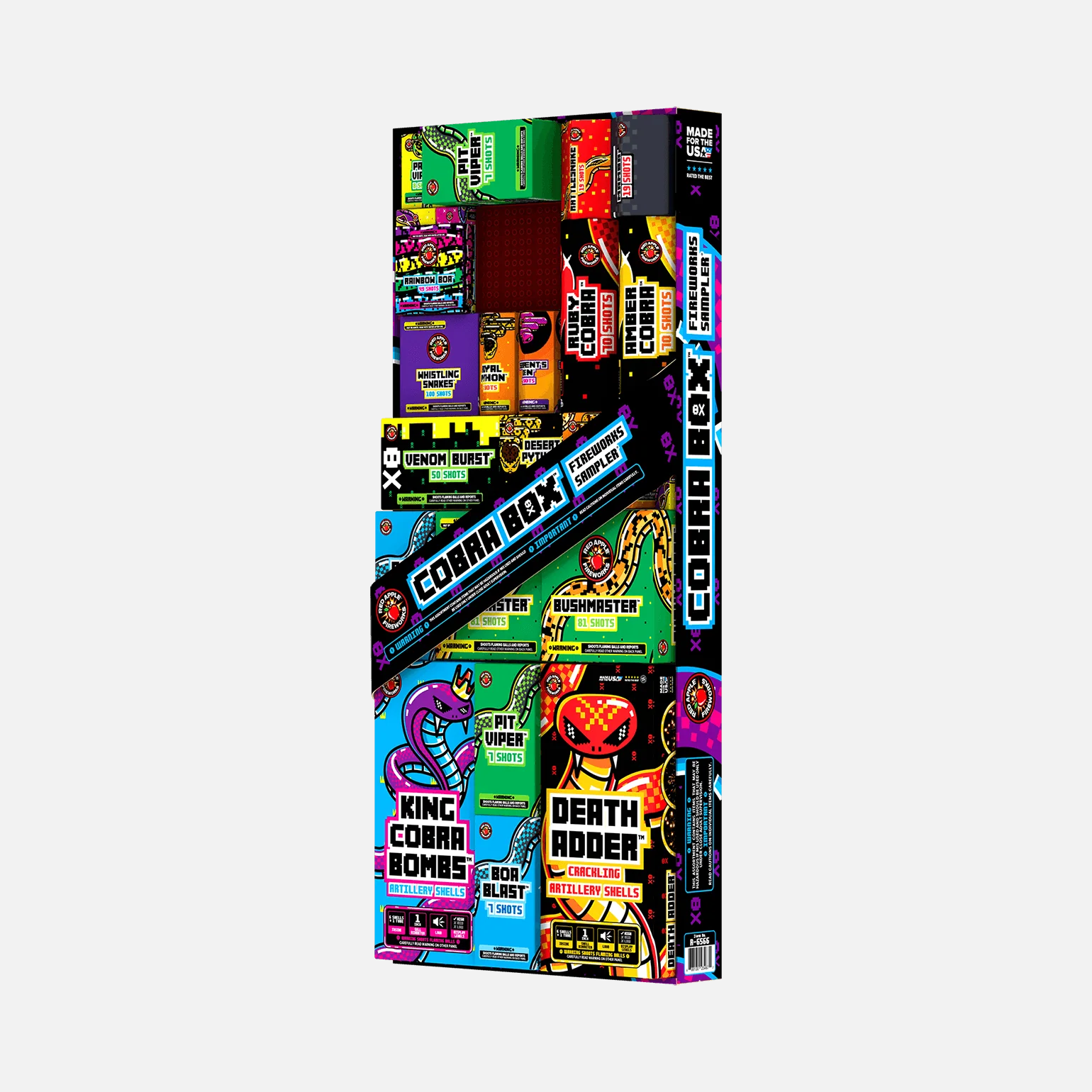 Cobra Box™ 730 Shot Fireworks Samplers™ - Image 5