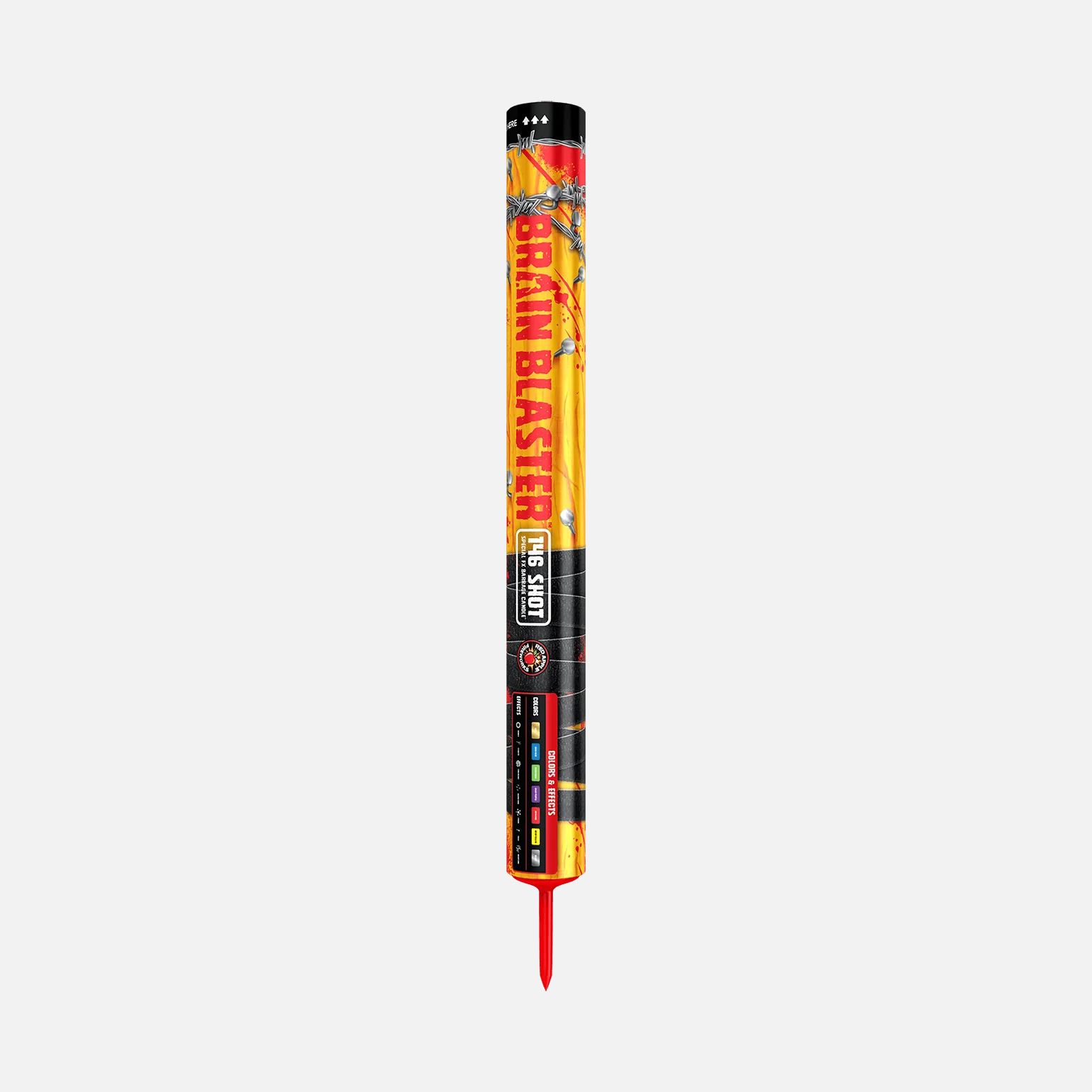 Corpse Cannon™ & Brain Blaster™ 146-Shots Barrage Candles - Image 5