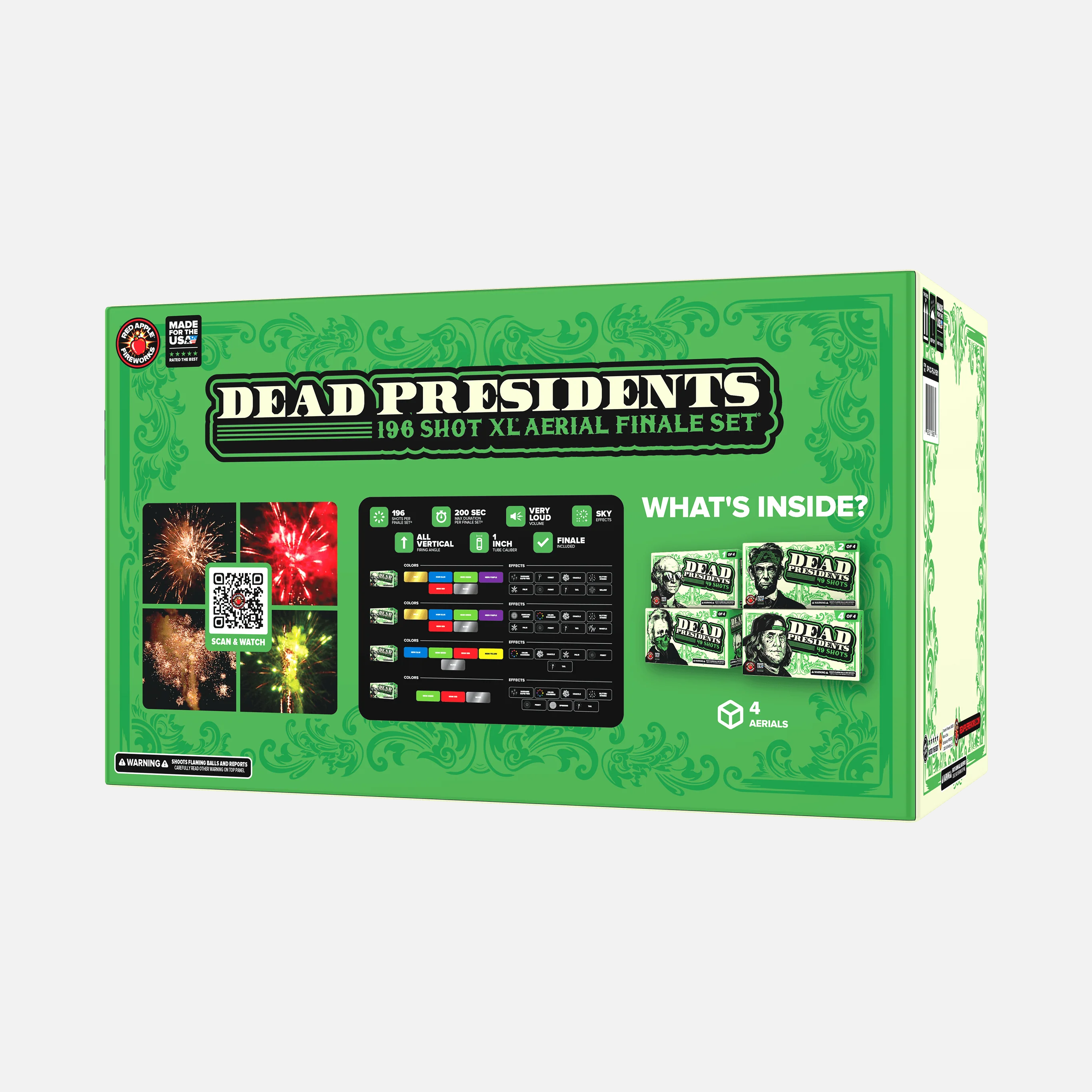 Dead Presidents™ 196 Shot XL® Aerial Finale Set® - Image 3