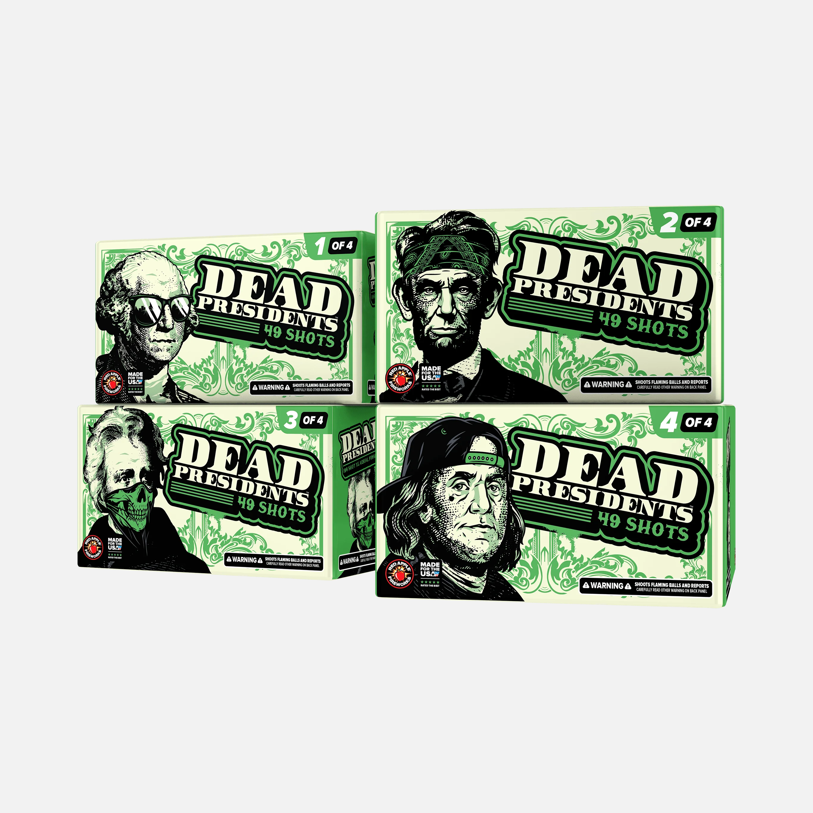Dead Presidents™ 196 Shot XL® Aerial Finale Set® - Image 4