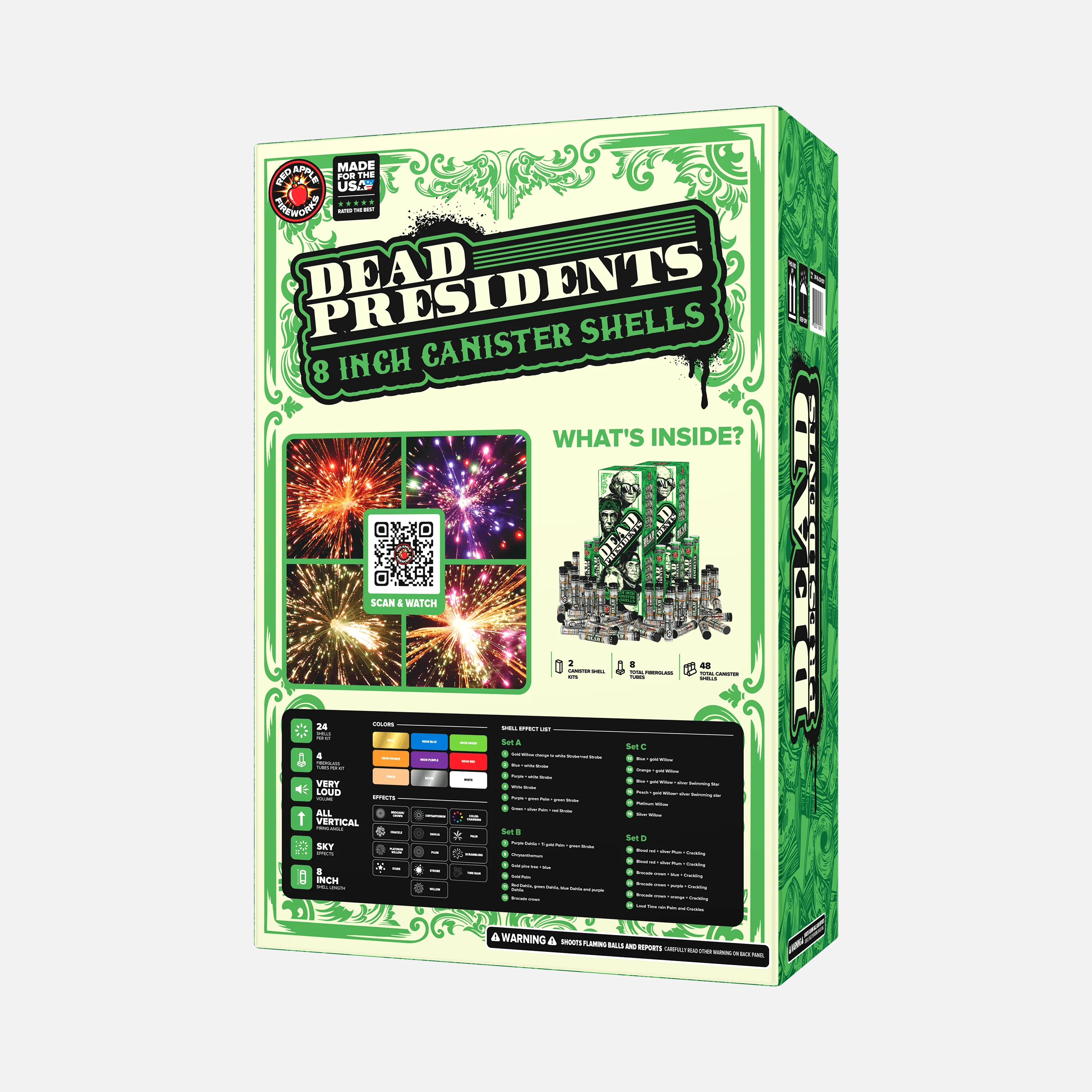 Dead Presidents⢠8 Inch Canister Shells - Image 3