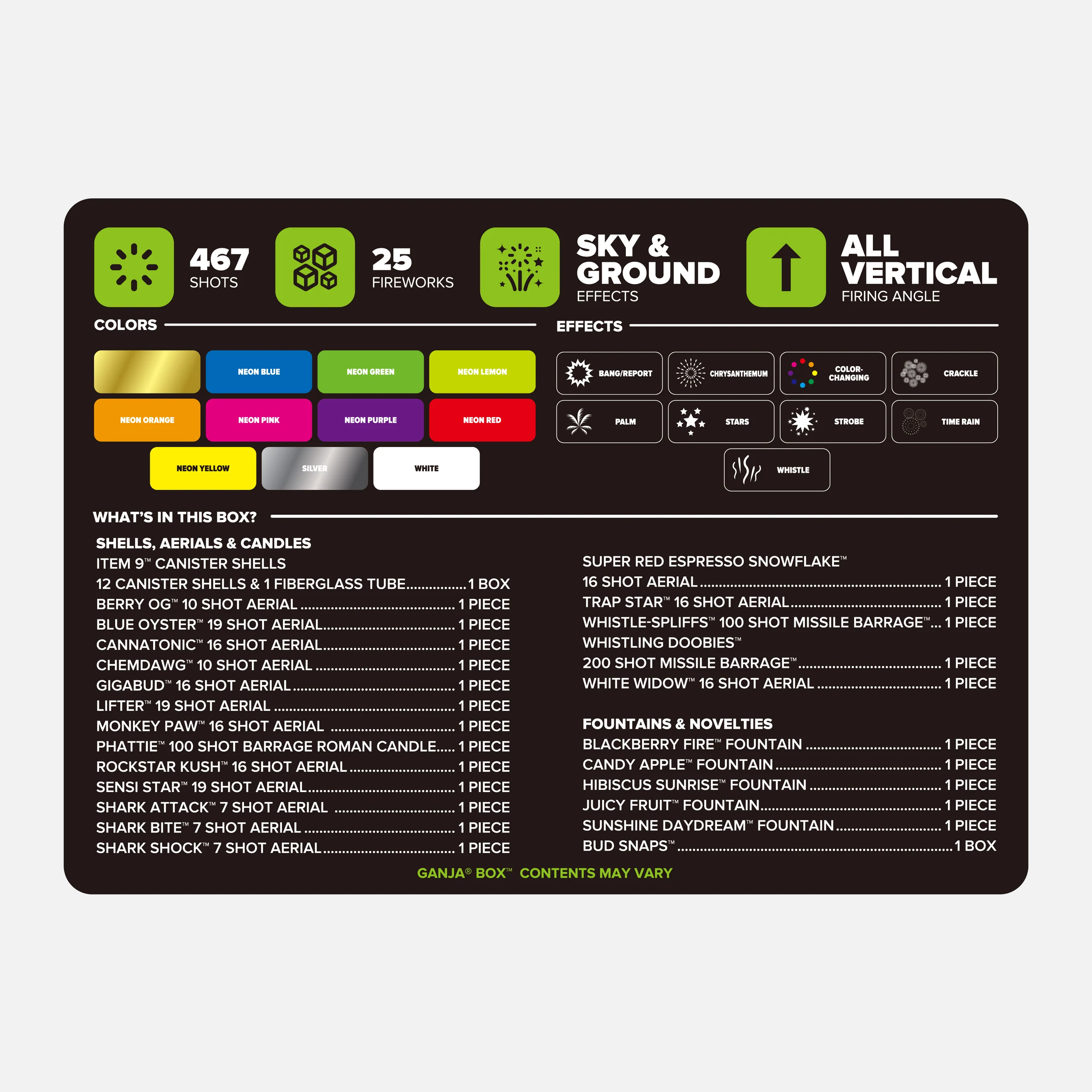 Ganja® Sky Show Sampler® - Image 5