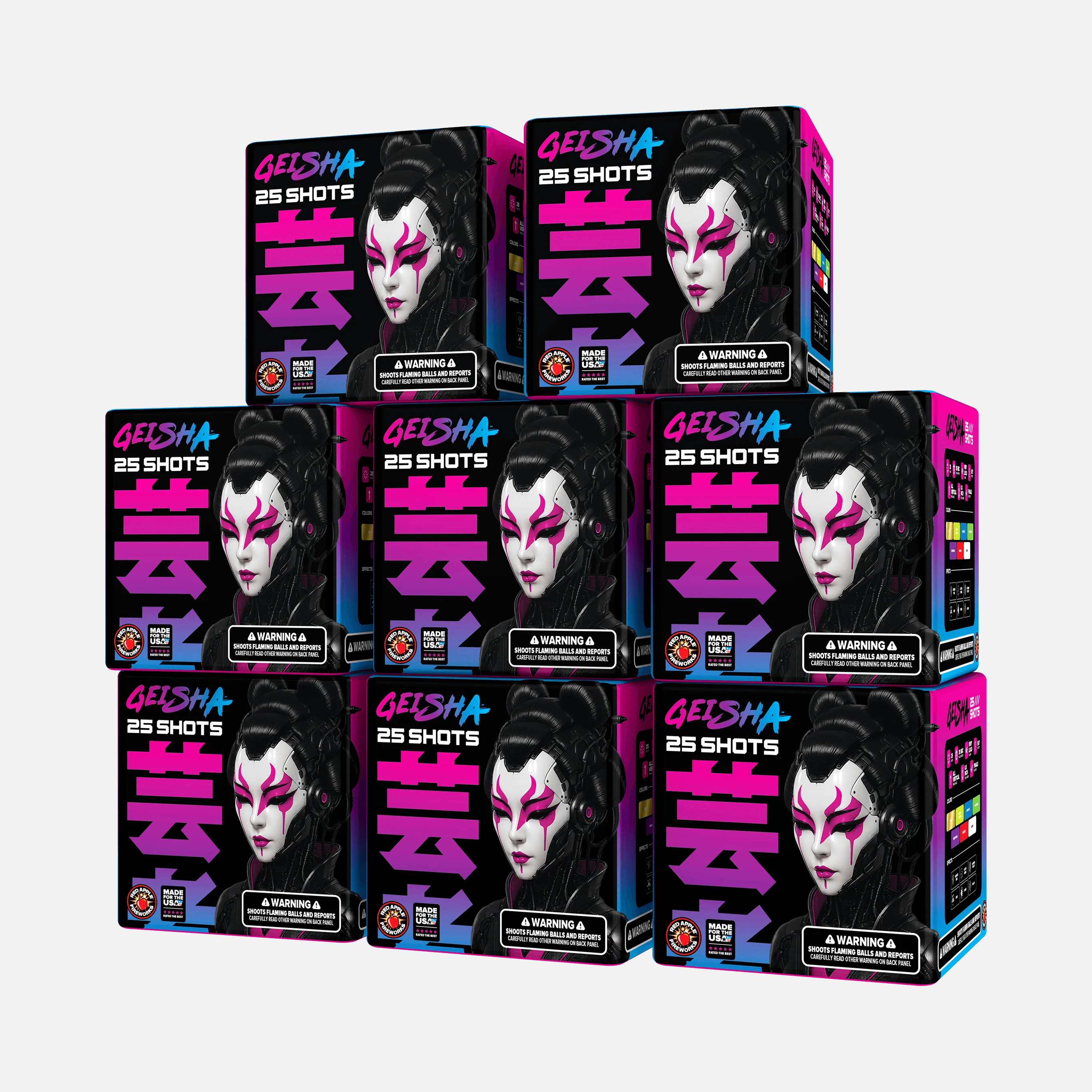 Geisha® 25 Shots Standard Aerials - Image 4