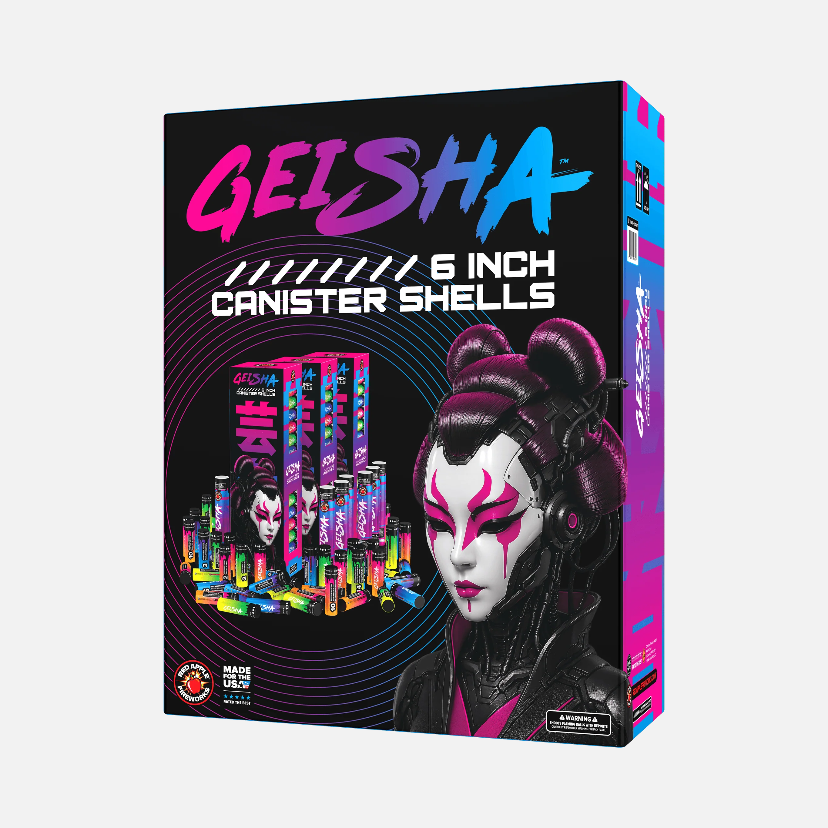Geisha® 6 Inch Canister Shells