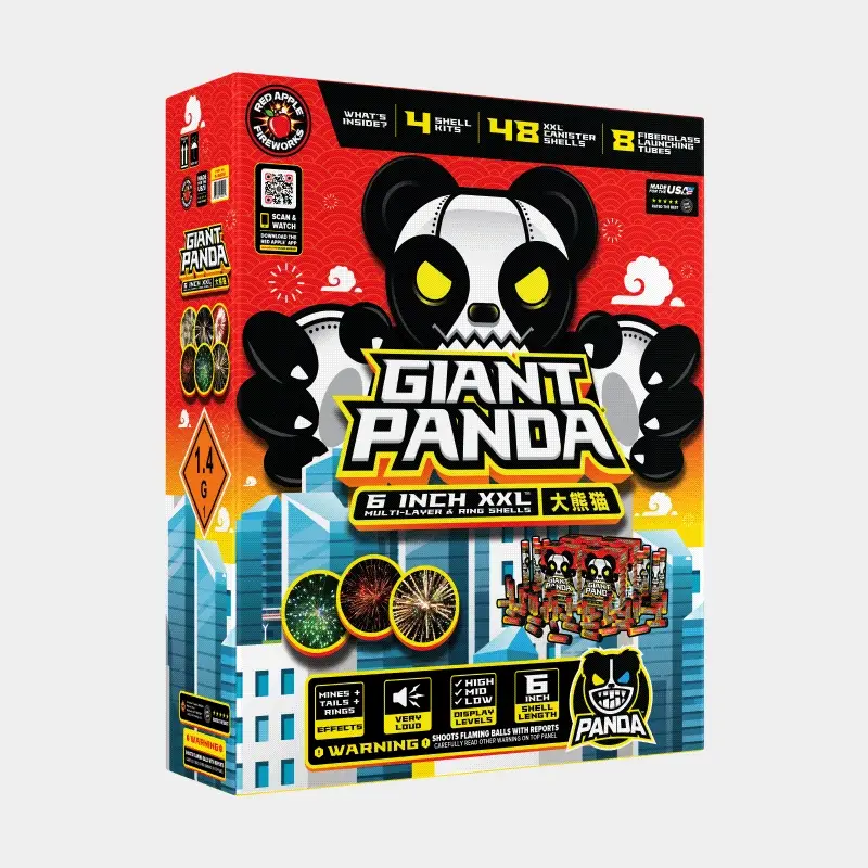 Giant Panda® 12 Shot 6-Inch XXL™ Canister - Image 3