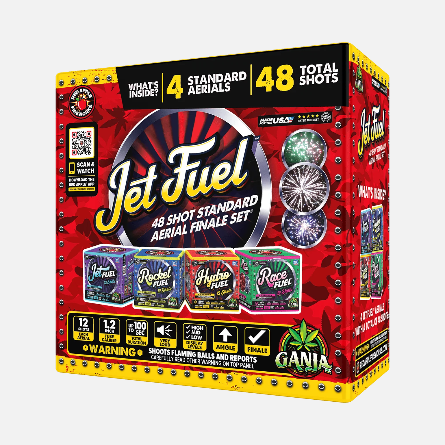 Jet Fuel™ 48-Shots Large Aerial Finale Set® - Image 5