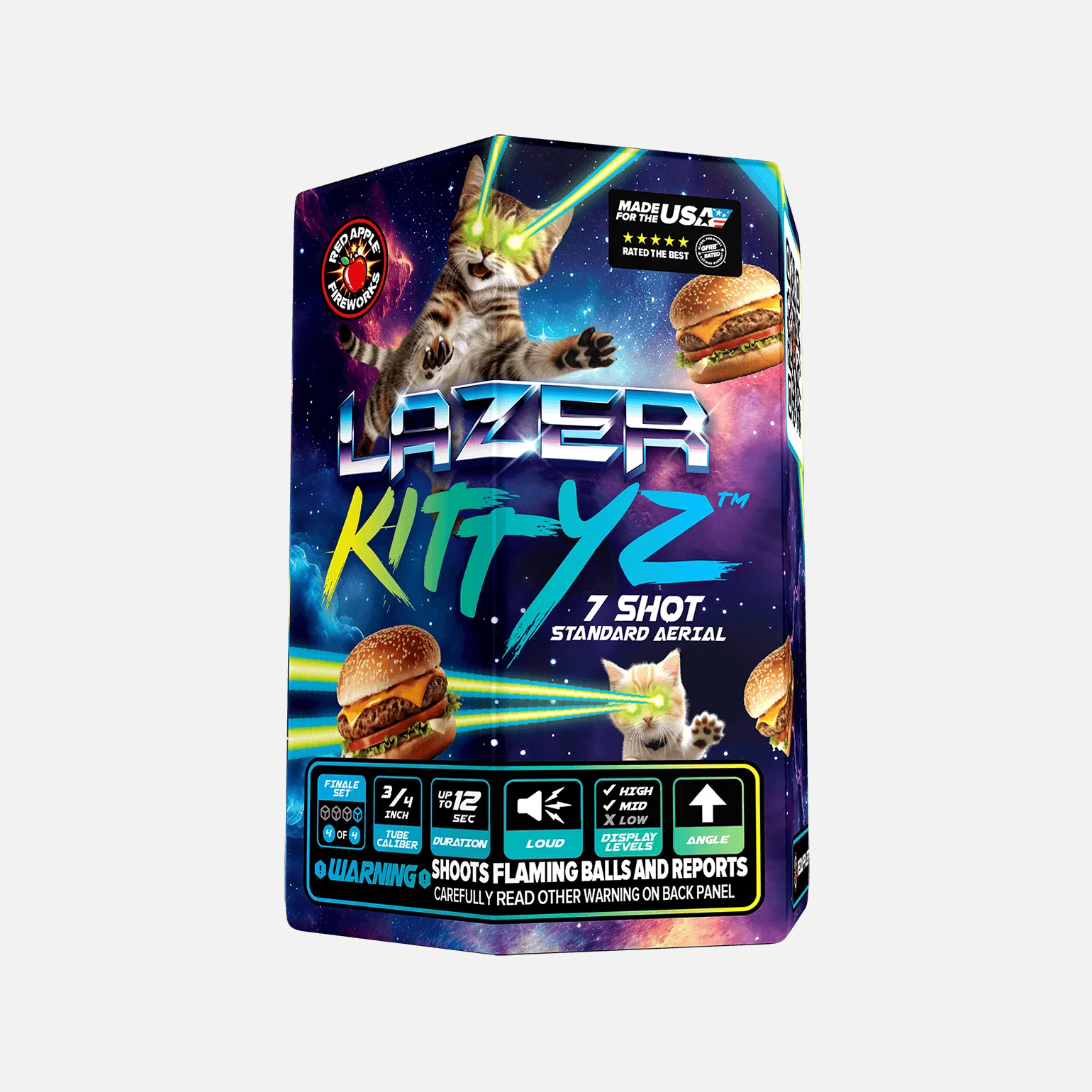 Lazer Kittyz™ 28 Shot Standard Aerial Finale Sets® - Image 9