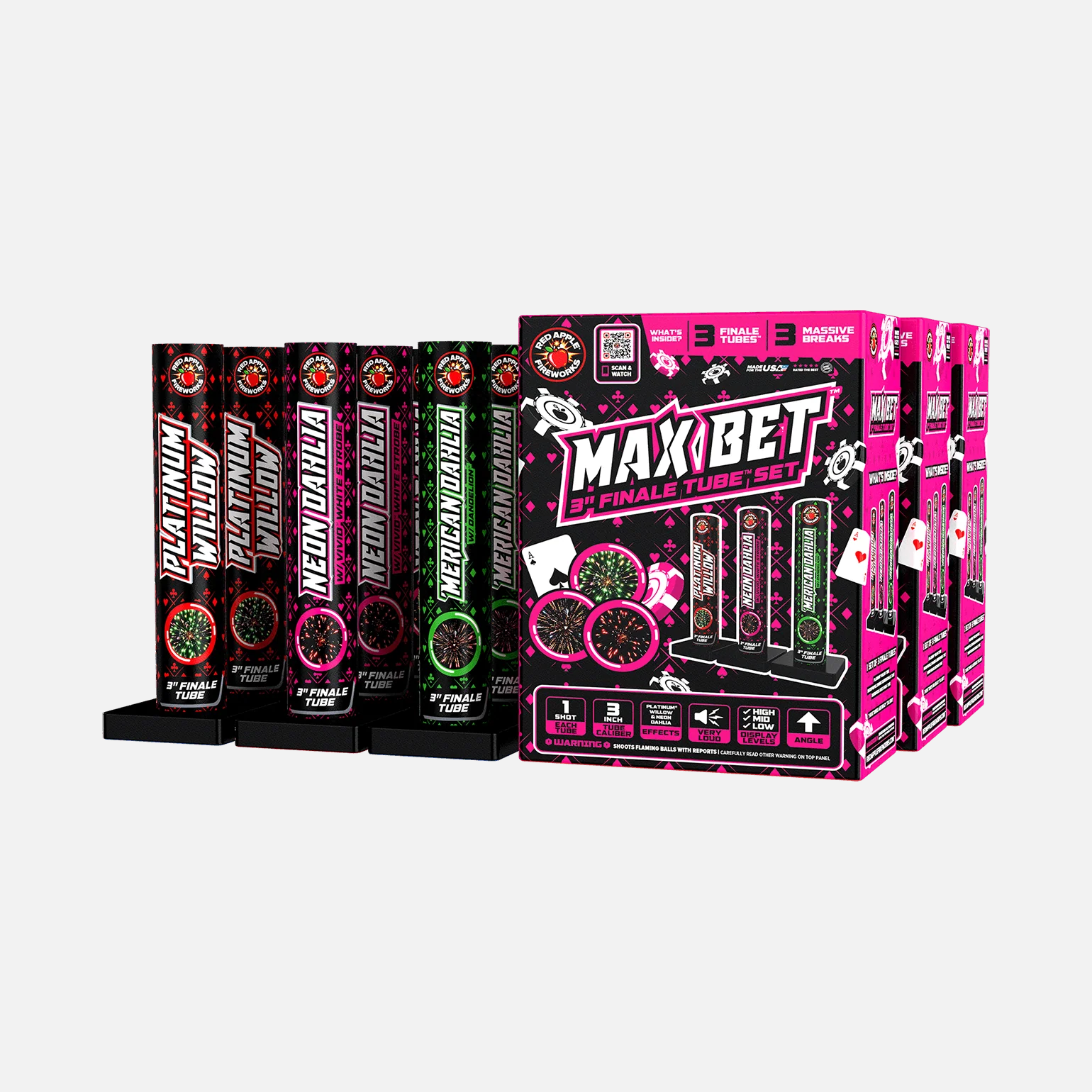 Max Bet™ 3 Shot Finale Tube Set - Image 4