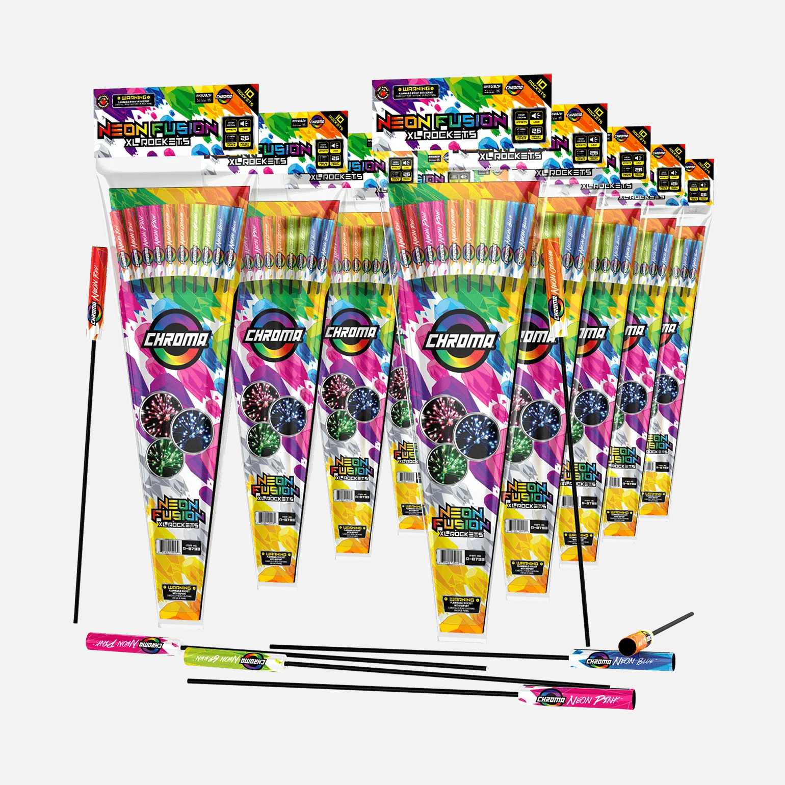 Neon Fusion® XL® Rocket Packs™ - Image 4