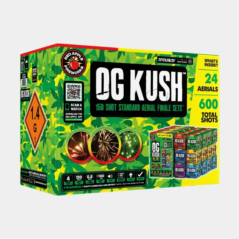 OG Kush® 150-Shots Standard Aerial Finale Set® - Image 3
