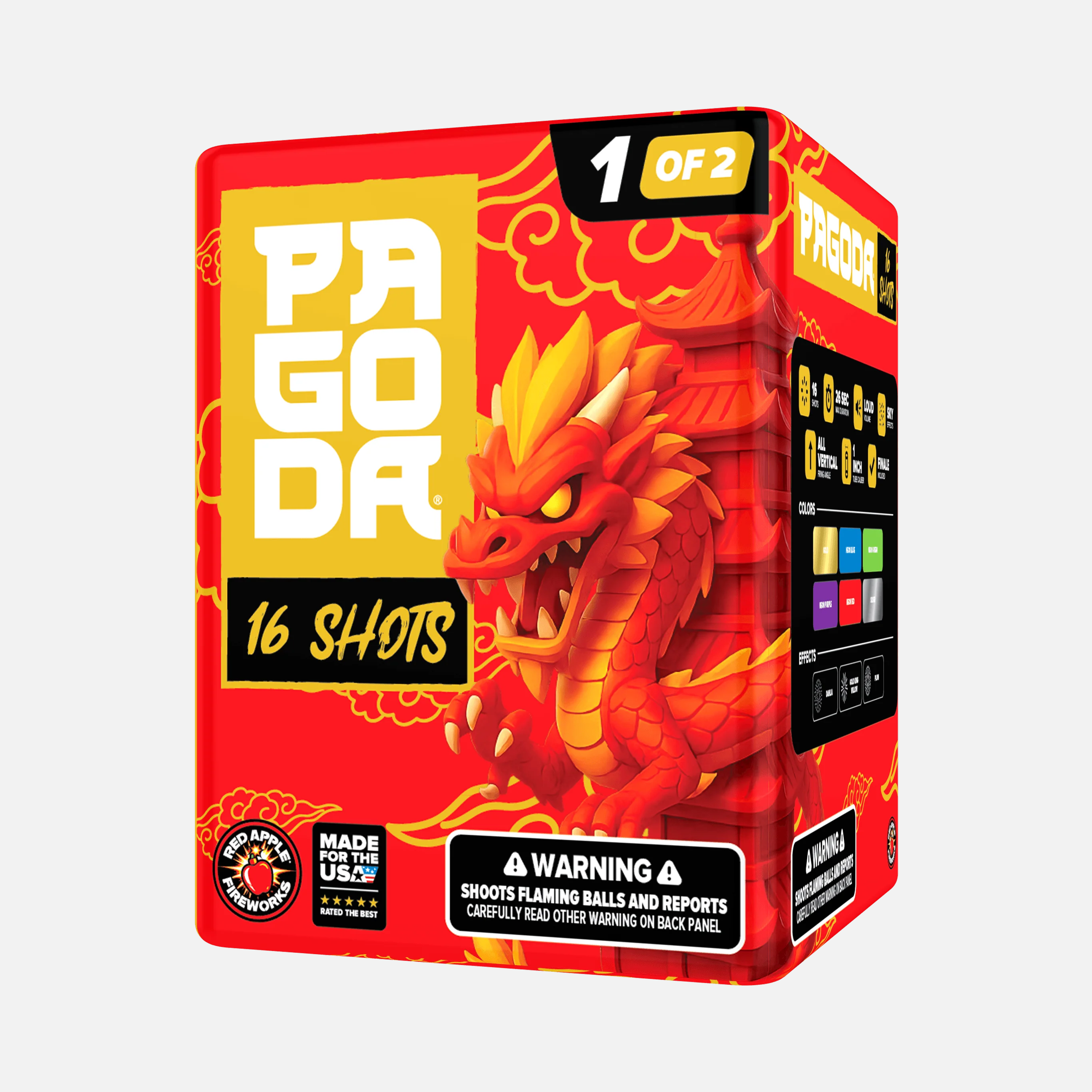 Pagoda® 32 Shots Standard Aerial Finale Sets® - Image 5