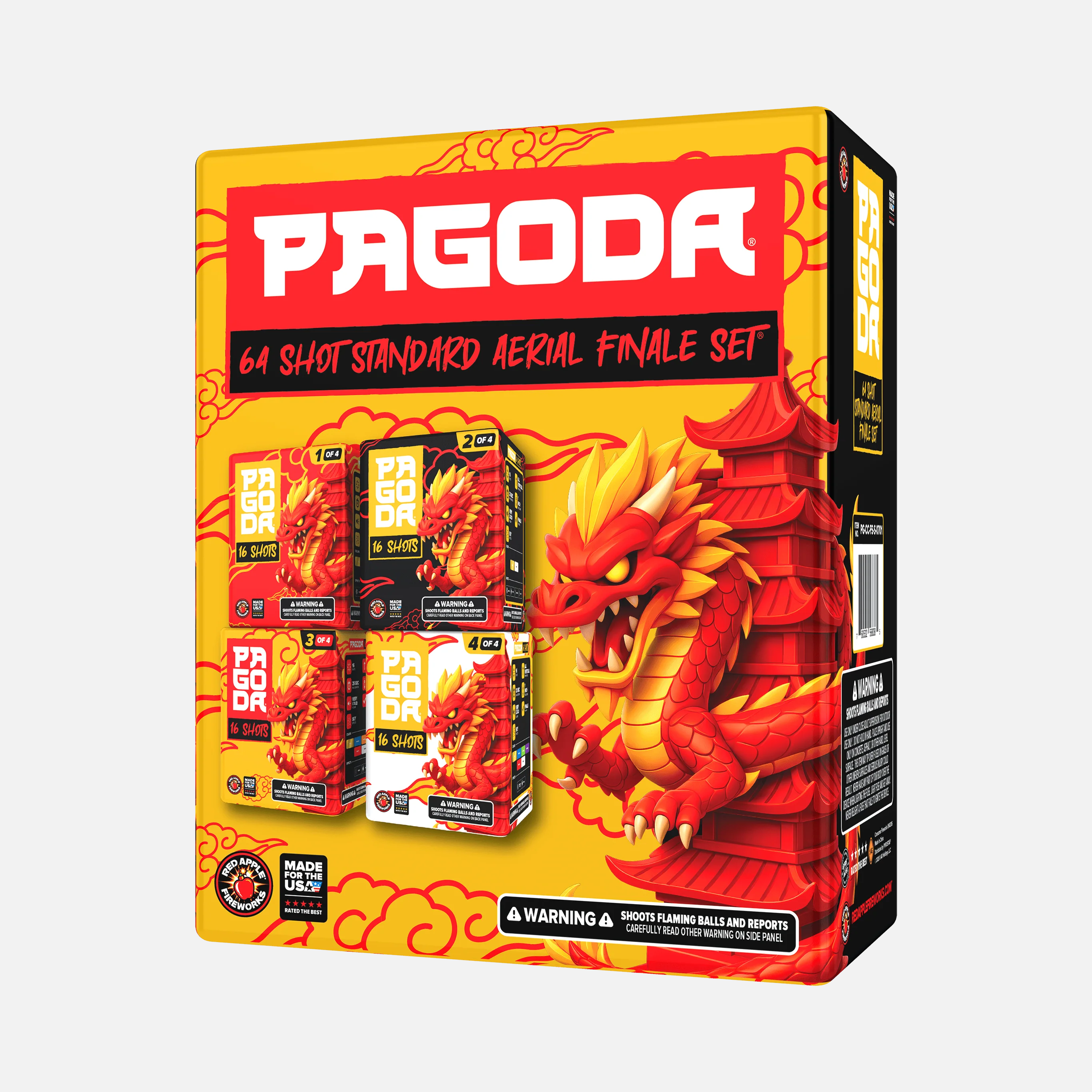 PAGODA® 64 Shot Standard Aerial Finale Sets® - Image 4