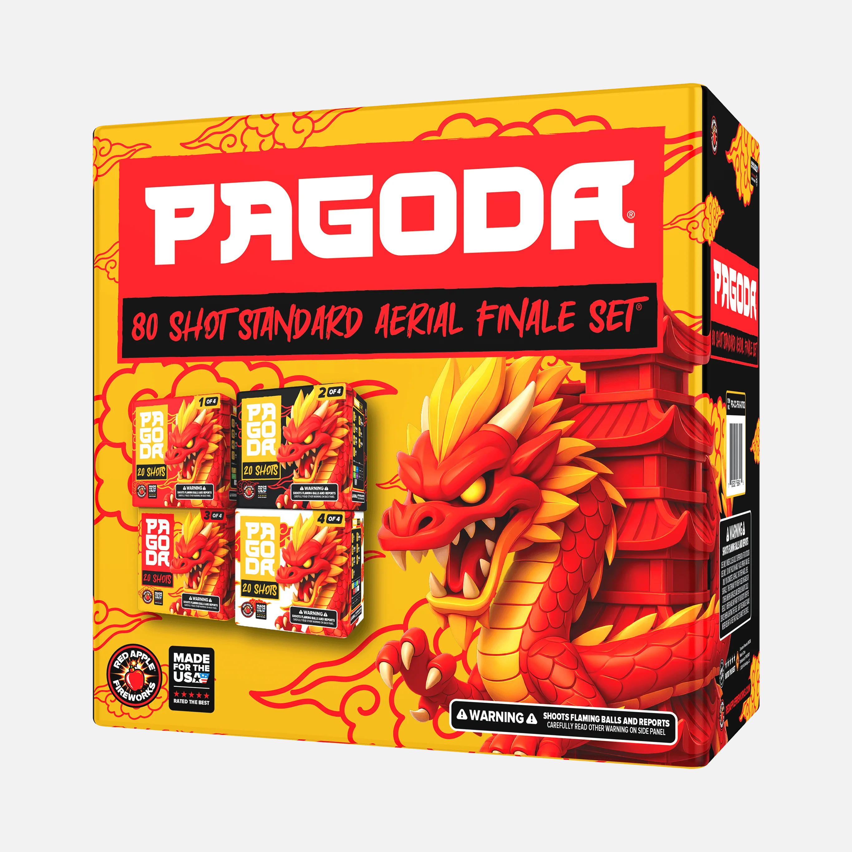 PAGODA® 80 Shot Standard Aerial Finale Sets® - Image 4