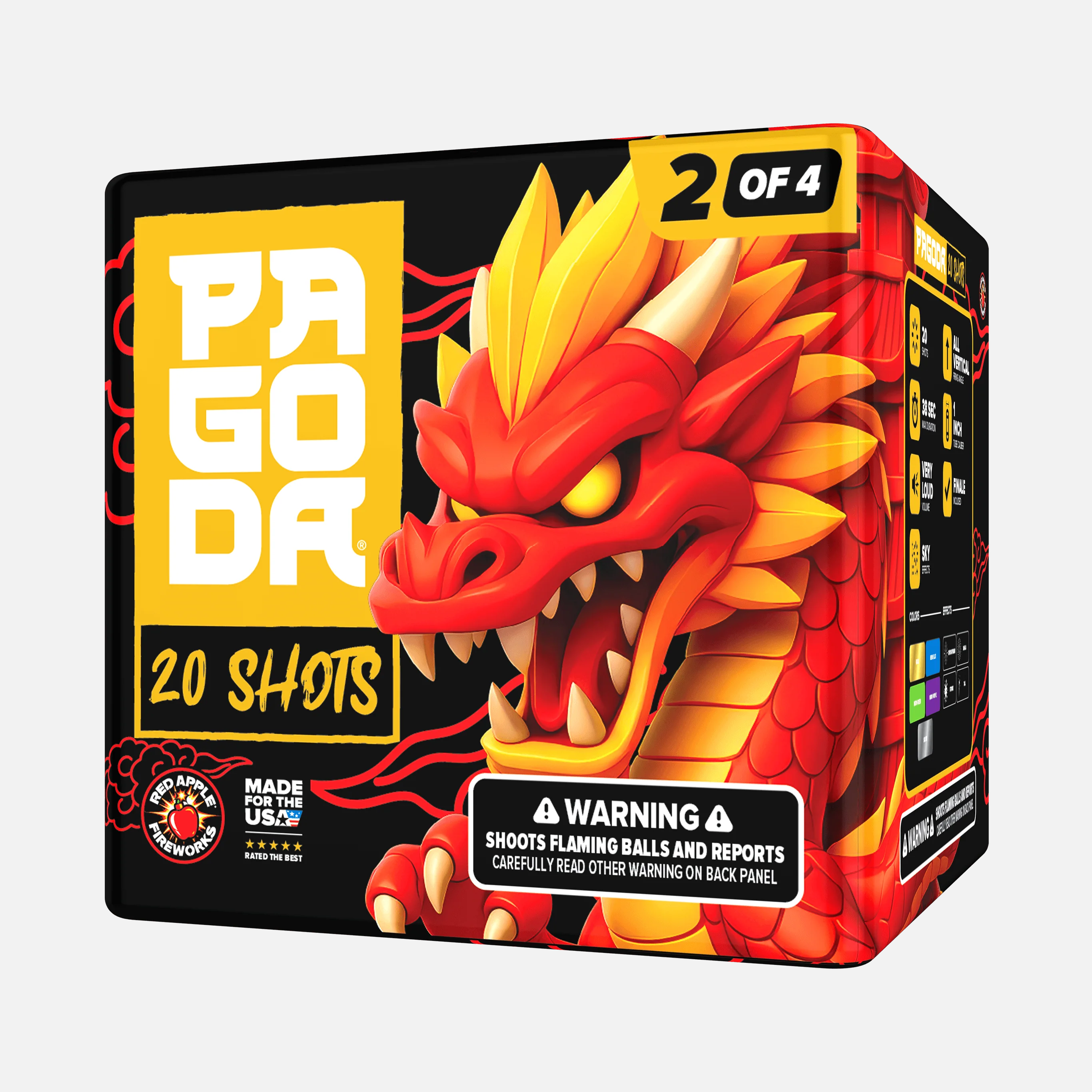 PAGODA® 80 Shot Standard Aerial Finale Sets® - Image 7