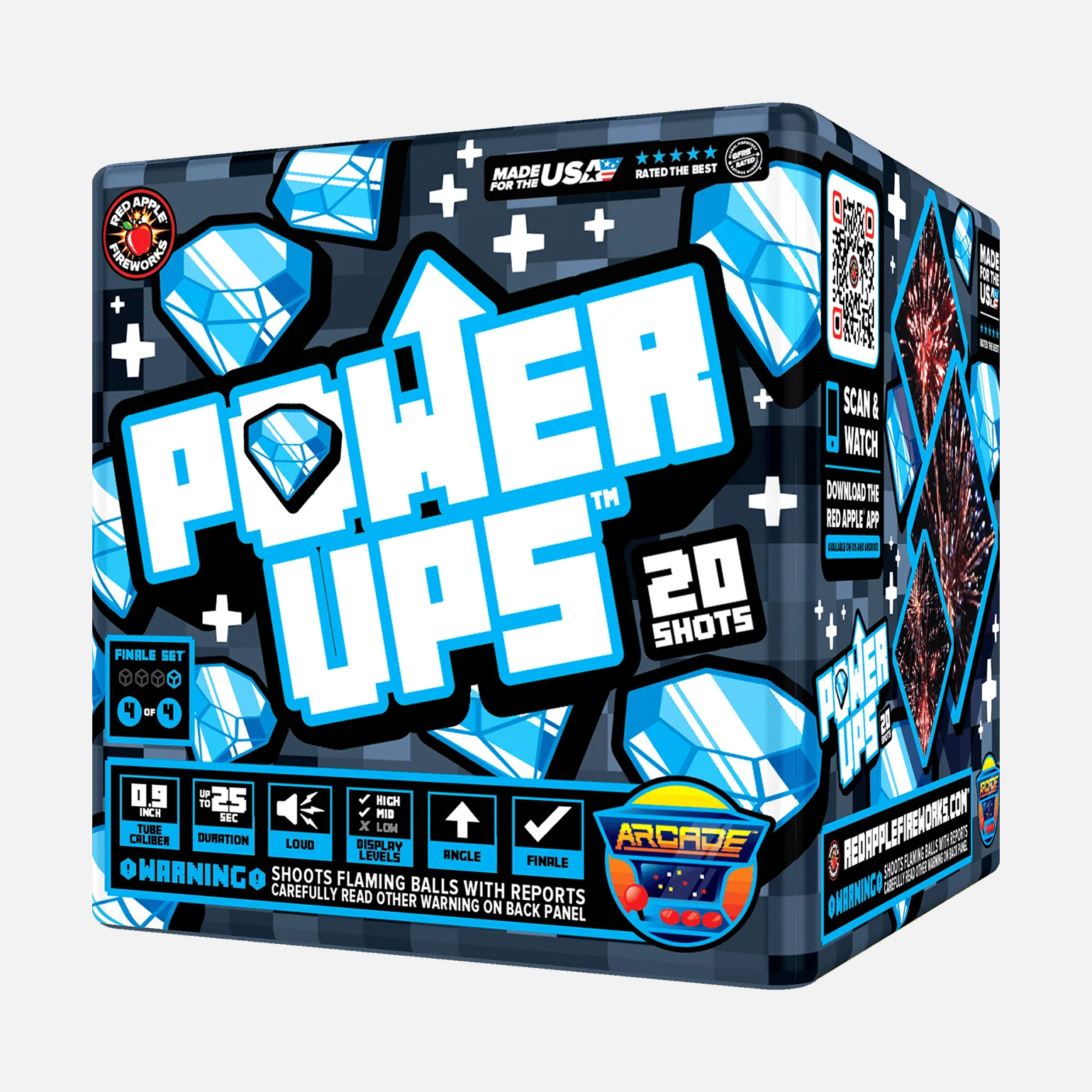 Power-Ups™ 80 Shot Standard Aerial Finale Set® - Image 9