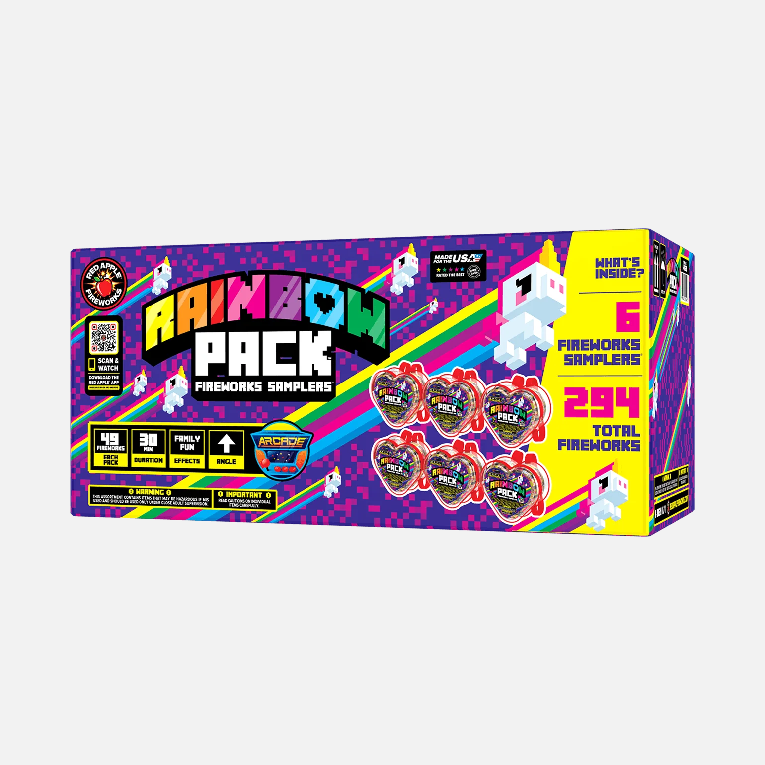 Rainbow Pack Heart Shaped Backpack Samplers™