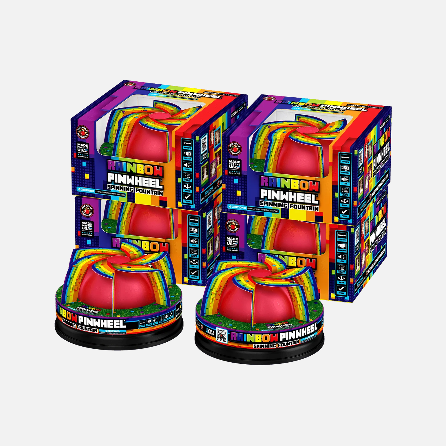 Rainbow Pinwheel™ Fountain - Image 4