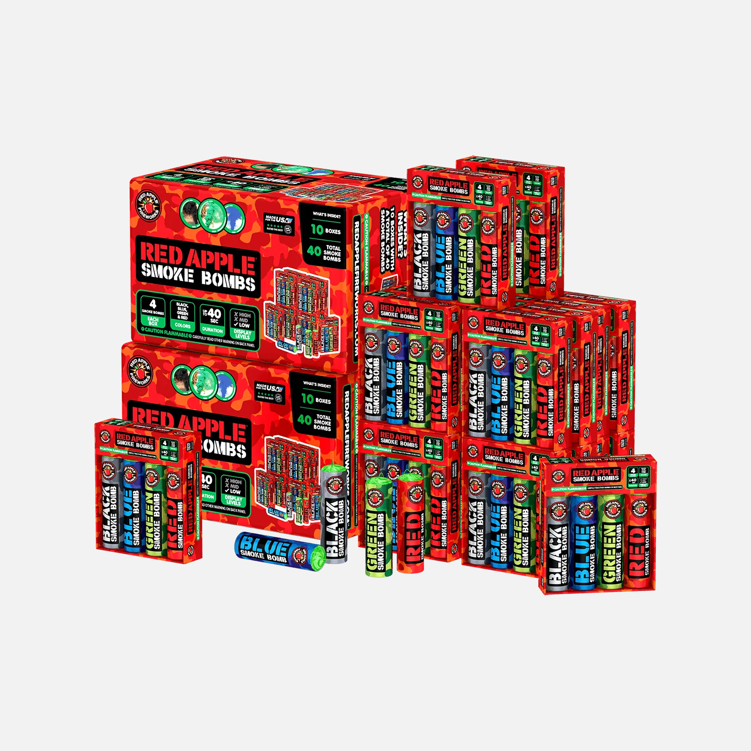 Red AppleĀ® Smoke Bombs - Image 5