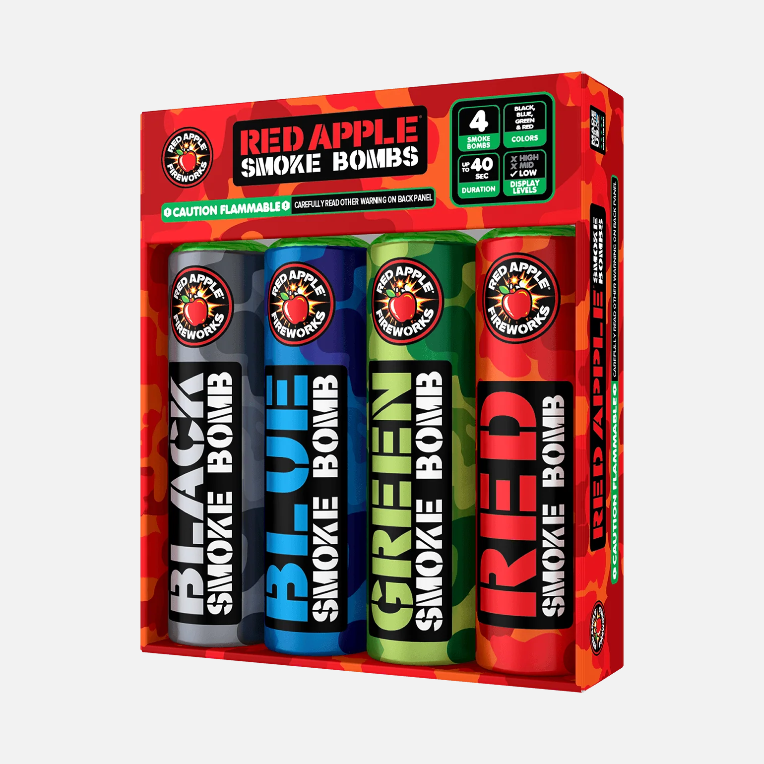 Red AppleĀ® Smoke Bombs - Image 6