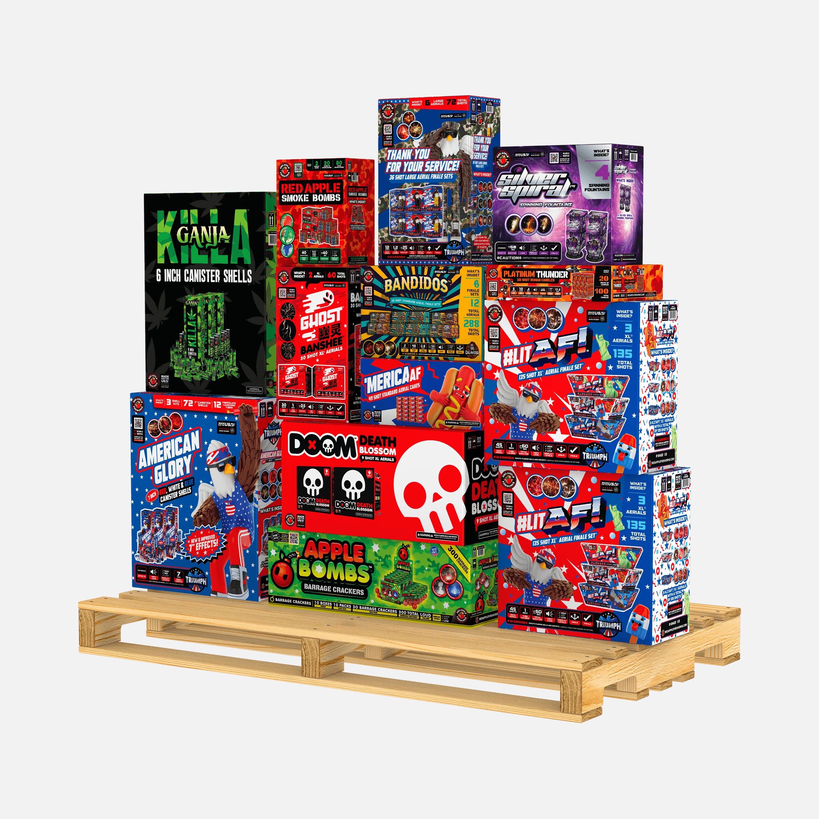 Redbeard's Fireworks Festival Finale Showdown Pallet