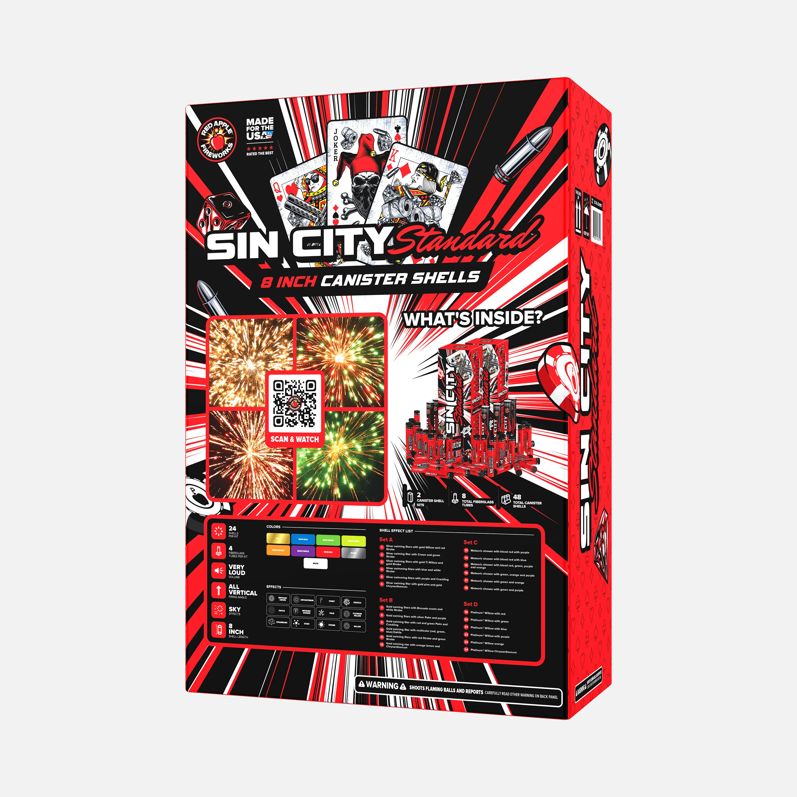 Sin City Standard⢠8 Inch Canister Shells - Image 3