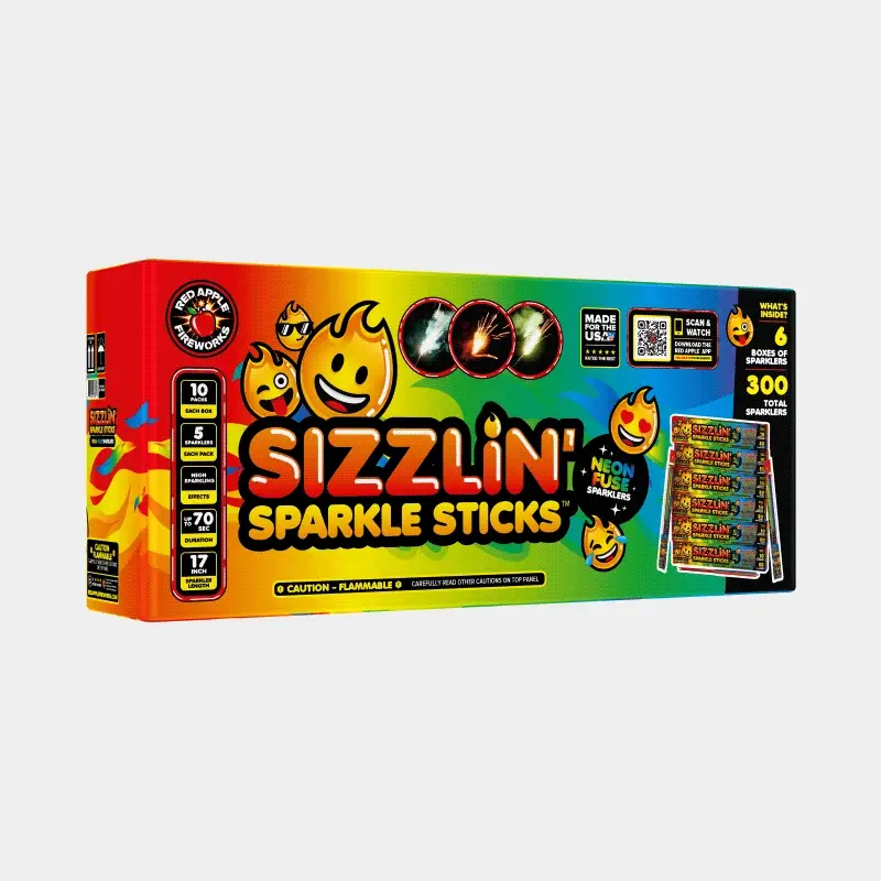 Sizzlin' Sparkle Sticks™ Fuse Sparklers - Image 3