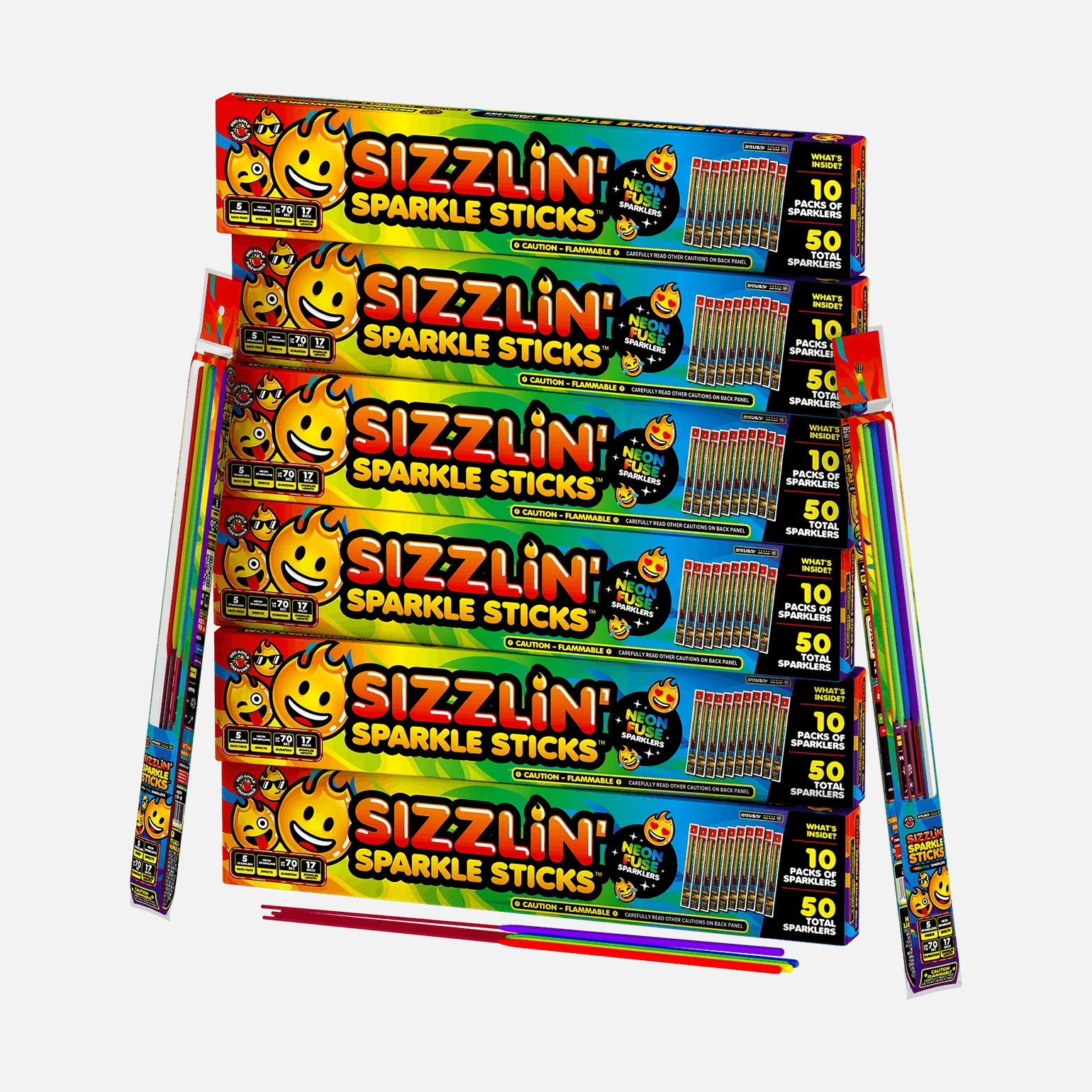 Sizzlin' Sparkle Sticks™ Fuse Sparklers - Image 4