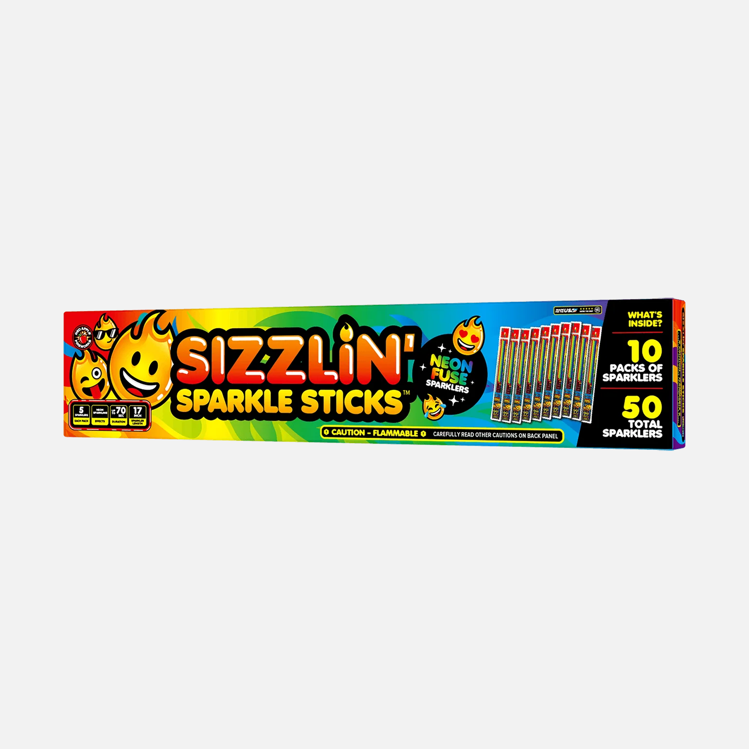 Sizzlin' Sparkle Sticks™ Fuse Sparklers - Image 5