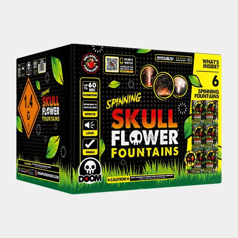 Spinning Skull Flower™ Fountains - Image 3