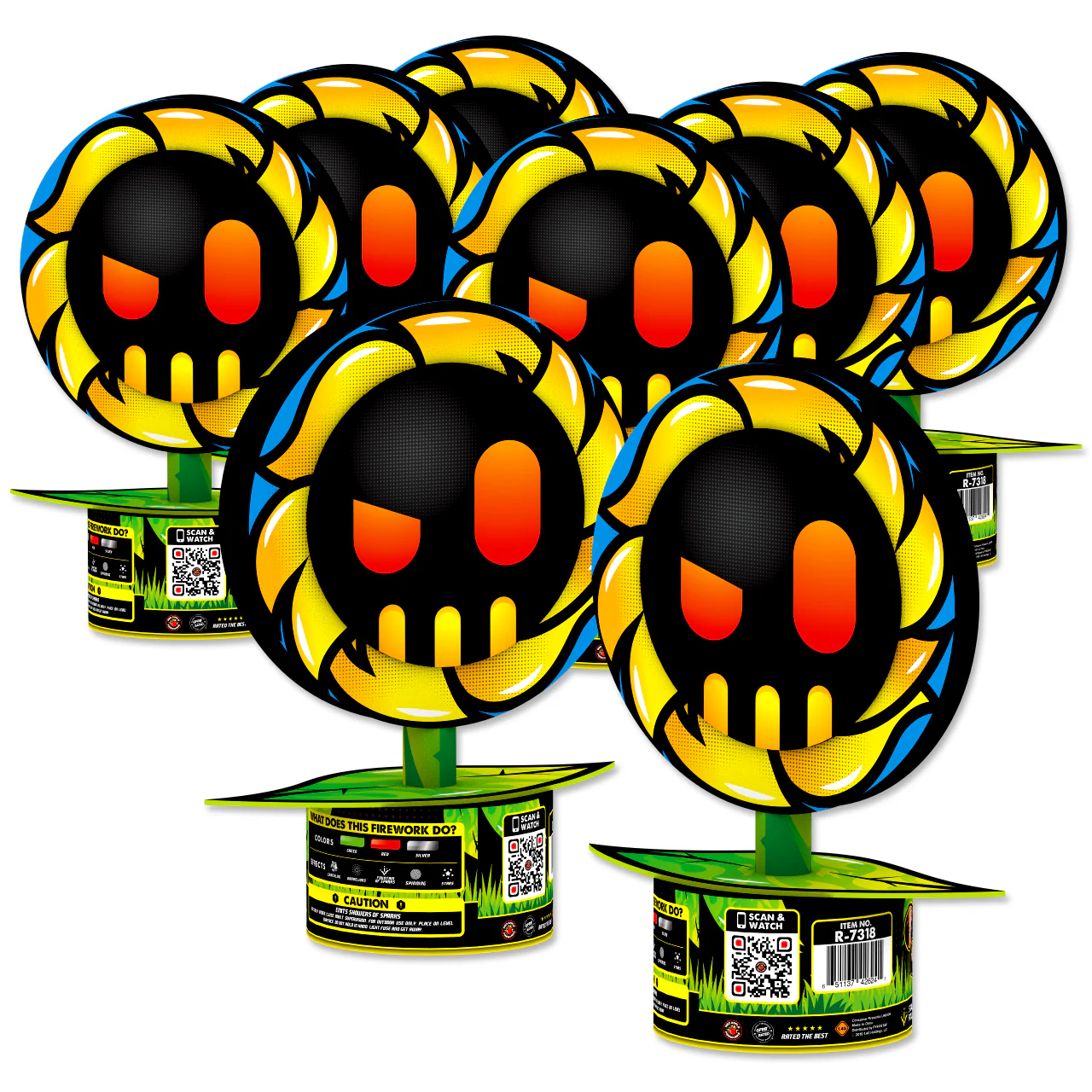 Spinning Skull Flower™ Fountains - Image 2