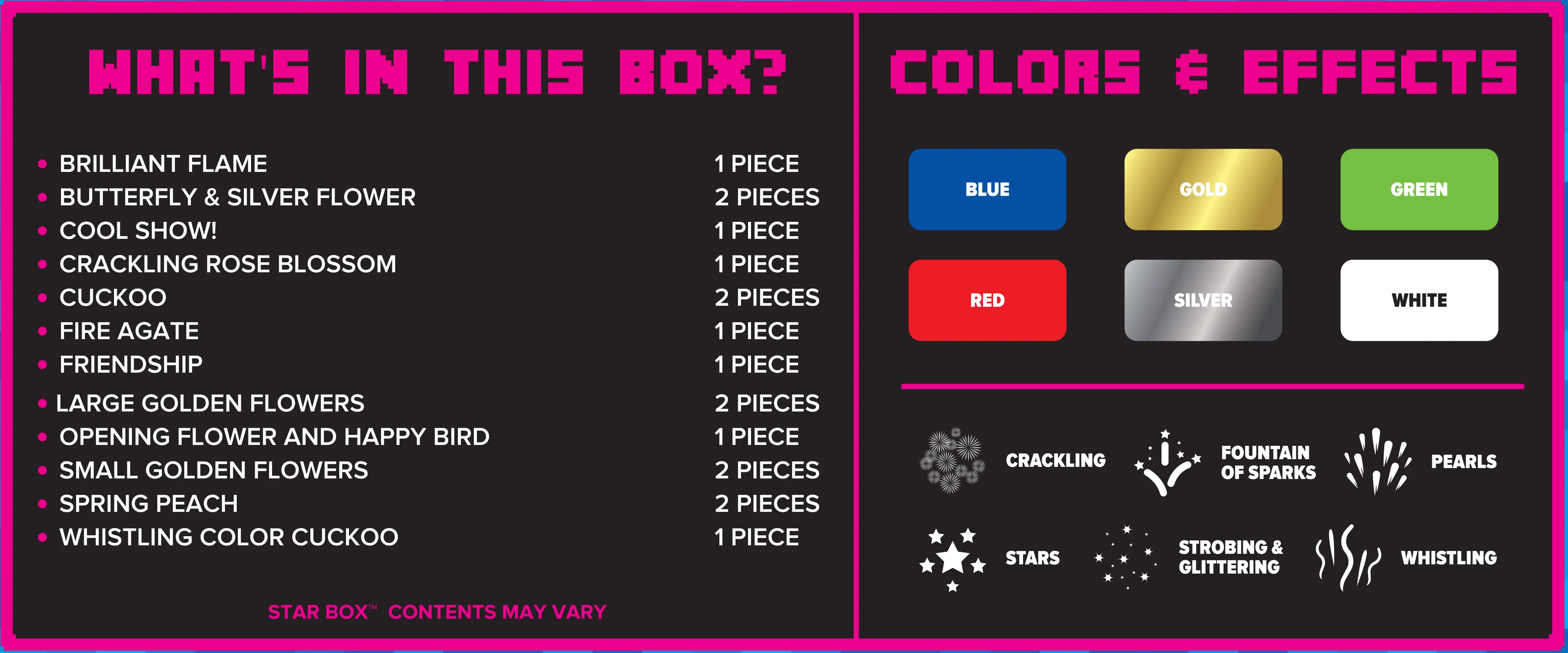 Star Box™ Fireworks Samplers™ - Image 6