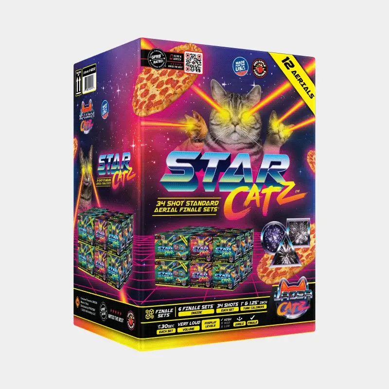 Star Catz™ 31-Shots XL® Aerials - Image 3
