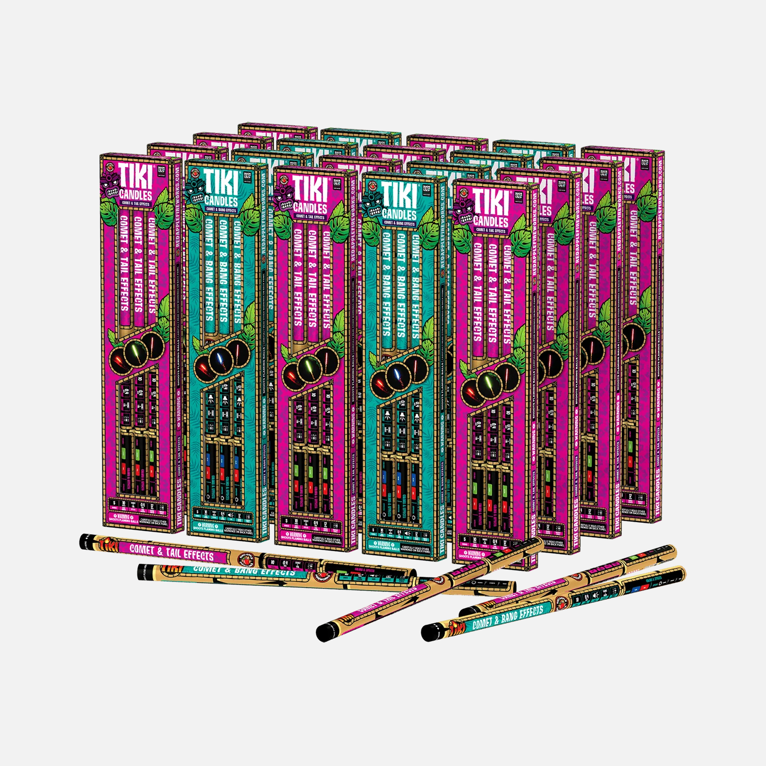 Tiki® Candles 10 Shots Roman Candles - Image 4