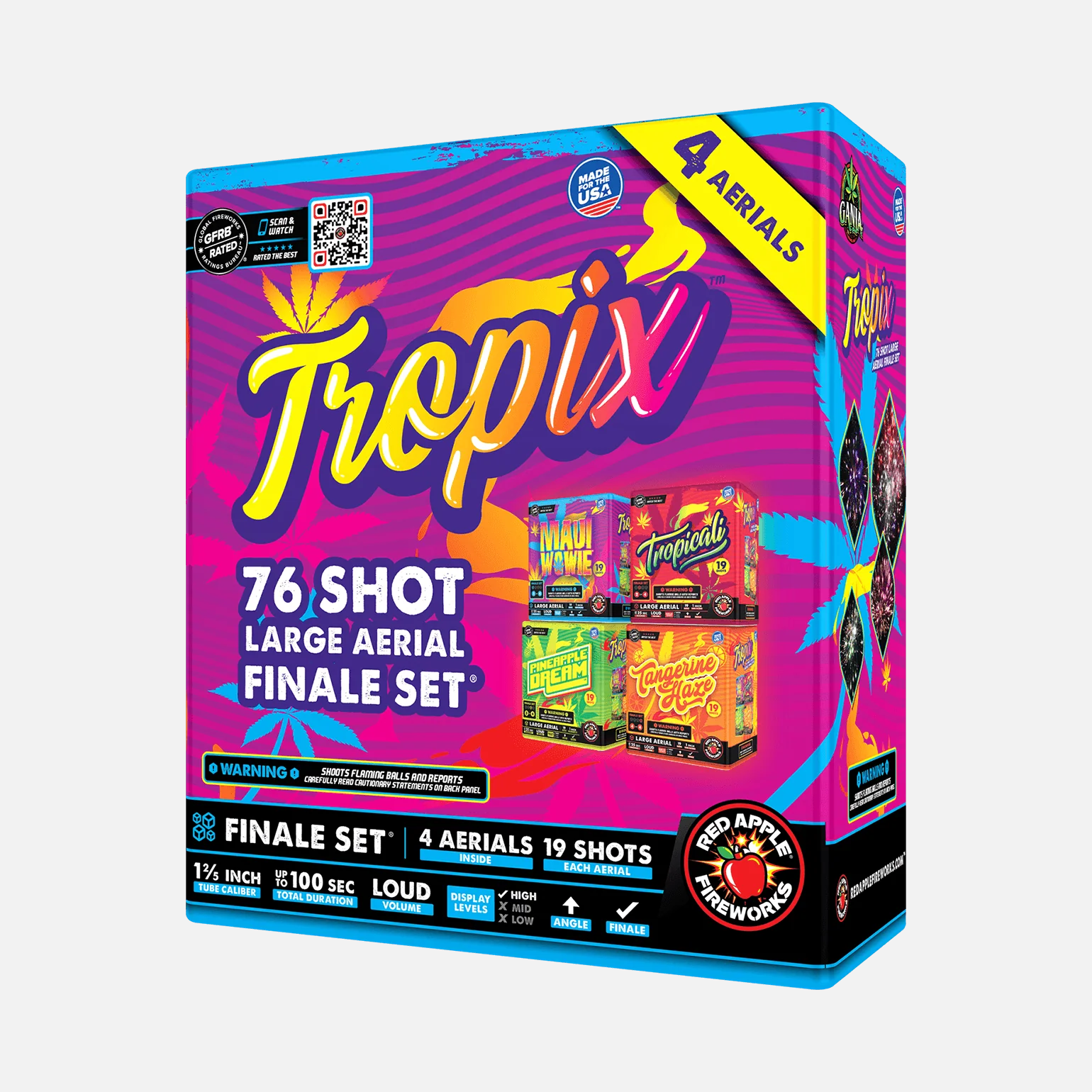 Tropix™ 76-Shots Standard Aerial Finale Set® - Image 5
