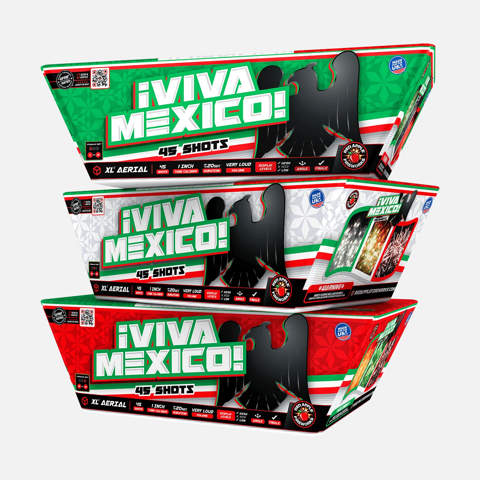 Viva Mexico®! 135-Shots XL® Aerial Finale Set® - Image 4